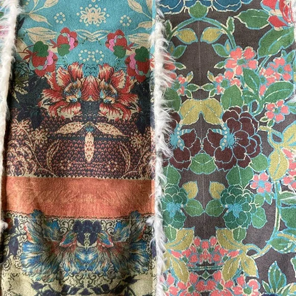 NWT Johnny Was Biya Printed Suede Floral Coat-Size Small - Picture 9 of 10